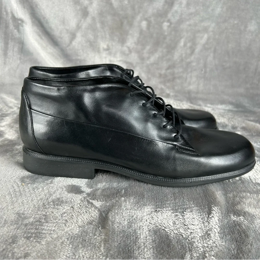 Easy Spirit Harverd Womens Lace Up Oxford Bootie‎ Womens 9.5 B Black Shoes